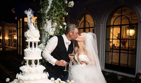 Gwen Stefani Shares First Wedding Photos And Shows Off Her Two Wedding ...