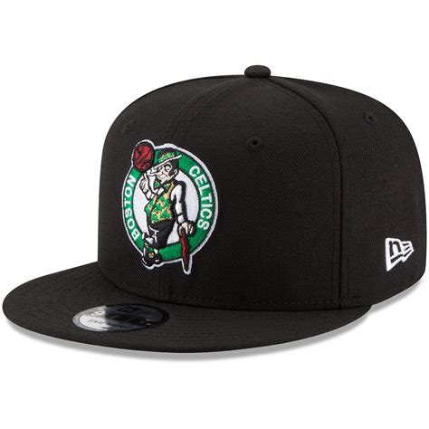 New Era Boston Celtics Black Official Team Color 9FIFTY Adjustable Snapback Hat