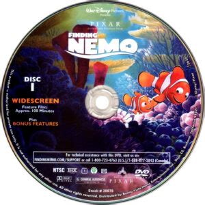 FINDING NEMO (2003) R1 DVD COVER & LABELS - DVDcover.Com