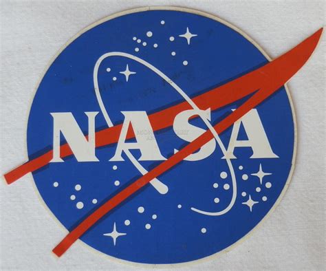 NASA STICKER - Mons Military Antiques