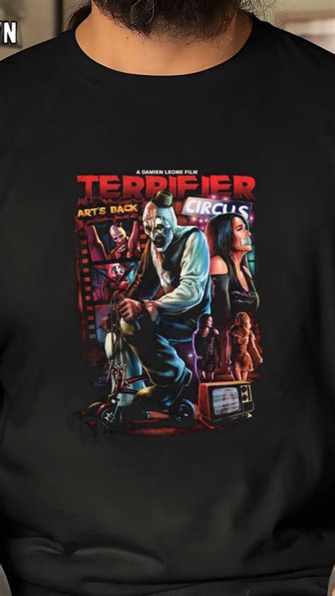 Terrifier Smile Officially Licensed Terrifier 2 Shirt in 2022 | Mens tshirts, Mens tops, Mens ...