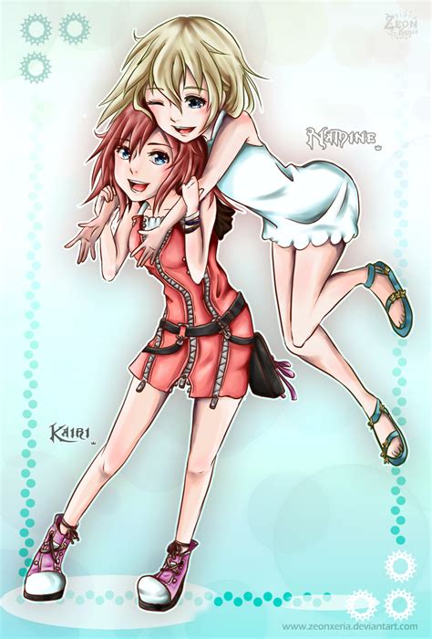 Kairi and Namine by ZeonXeria on DeviantArt