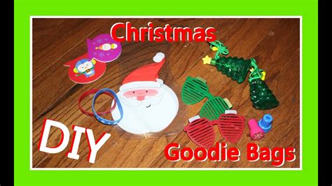 DIY- Christmas Goodie Bag Ideas - YouTube