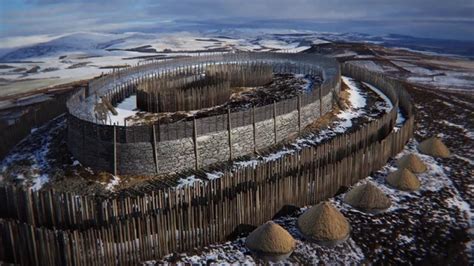 Stunning Reconstruction Of Caterthun Iron Age Forts In The Grampian ...