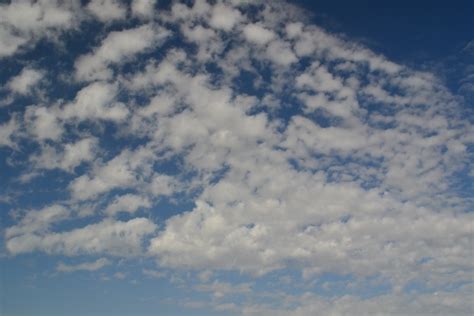 Scattered Clouds In A Blue Sky Free Stock Photo - Public Domain Pictures