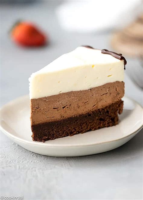 Triple Chocolate Mousse Cake