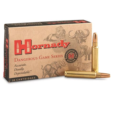 Hornady, .375 Ruger, DGS, 300 Grain, 20 Rounds - 120965, .375 Ruger Ammo at Sportsman's Guide