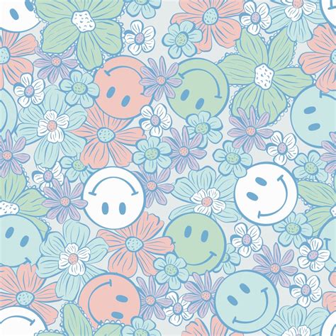 Smiley face seamless patterns – SkyyDesignsCo | Seamless Pattern Designs