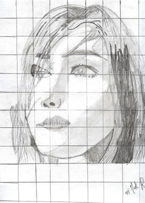 Portrait Drawing Using Grid System (Grades 3 – 5); 8 Weeks – Ladeeda