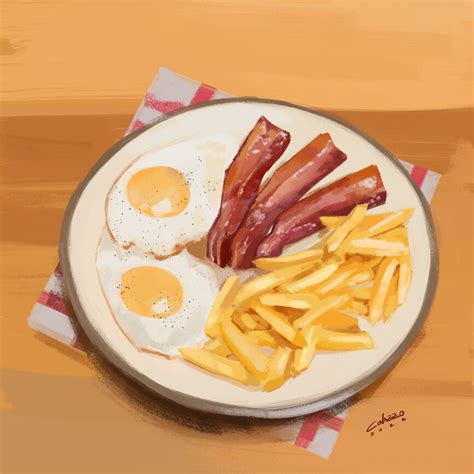 ArtStation - American Breakfast