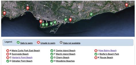 Five Toronto beaches are unsafe for swimming due to high E. coli levels ...