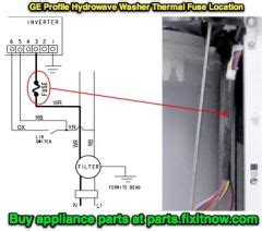 GE Hydrowave Washer Thermal Fuse Location - The Appliantology Gallery - Appliantology.org - A ...