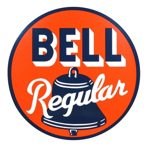 Bell Regular 12" Round Vinyl Decal - Vic's 66