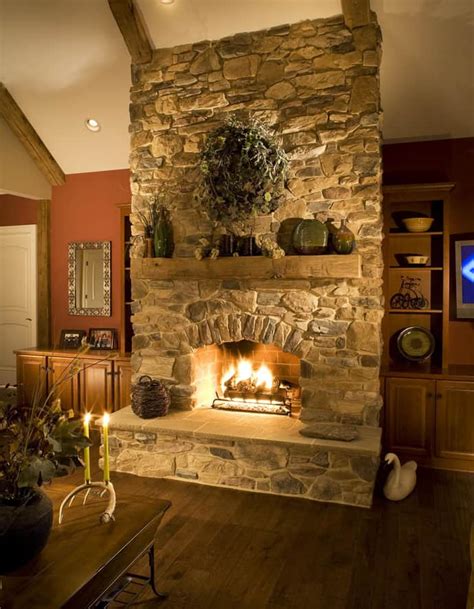 25 Stone Fireplace Ideas for a Cozy, Nature-Inspired Home