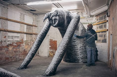 Mausoleum of Giants: Large-Scale Sculptures by Phlegm | Daily design ...