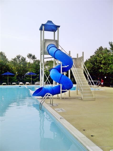 Mariner Pool Slides - Summit USA - Commercial Luxury Custom Pool Slides ...