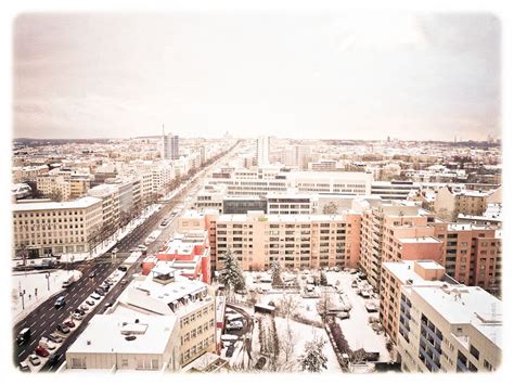 Wooden Giraffe Mask: Snow in Berlin