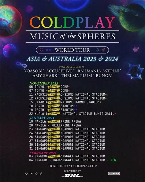 Get to know the opening acts of Coldplay's Music of the Spheres Asia