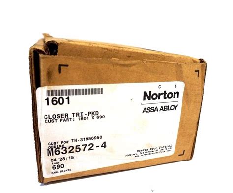 NEW NORTON 1601 DOOR CLOSER 1601X690 - SB Industrial Supply, Inc.