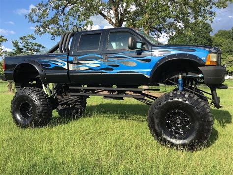 sky high lifted 1999 Ford F 250 Diesel custom truck for sale