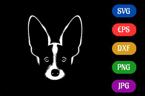 Dog Ears | Silhouette Vector SVG EPS DXF Graphic by Creative Oasis ...