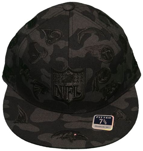 New! NFL Gameday Team Logo - Flatbill Fitted Hat-3D Embroidered Cap – Reebok | eBay