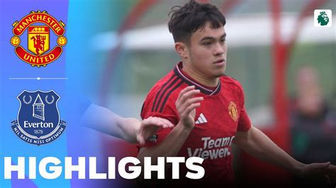 Manchester United vs Everton | Highlights | U18 Premier League 04-05 ...