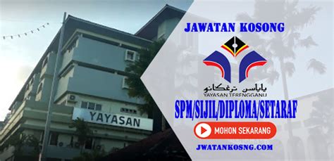 Jawatan Kosong Terkini Di Yayasan Terengganu, Mohon Sekarang - Jawatan ...