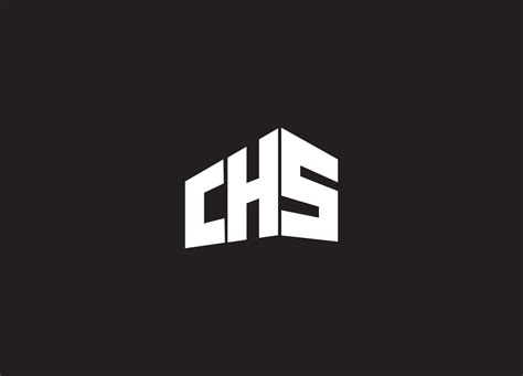 Initial letter CHS monogram cool modern logo 5391344 Vector Art at Vecteezy