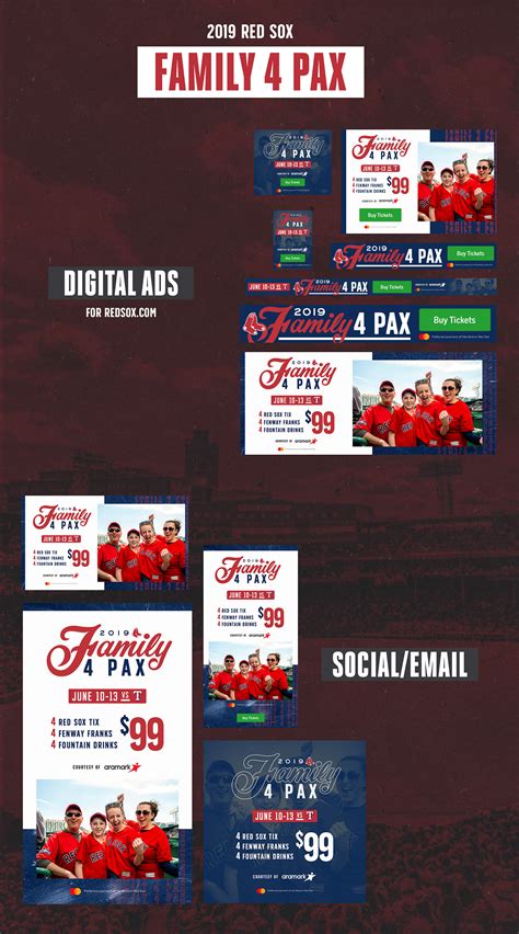 2019 Boston Red Sox Digital Ticketing Campaigns on Behance