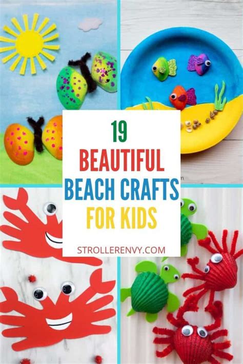 19 DIY Beach Crafts For Kids Perfect On Sunny Days