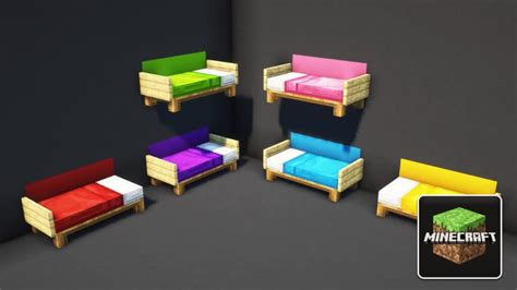 8 Minecraft Sofa and Couch Seating Design Ideas - Gamer Empire