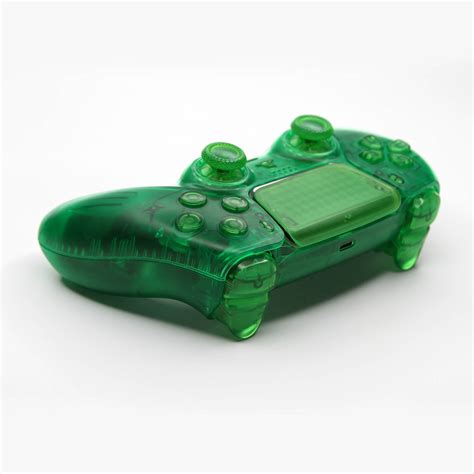 Custom Sony DualSense Wireless Controller PlayStation PS5 - Clear Green ...