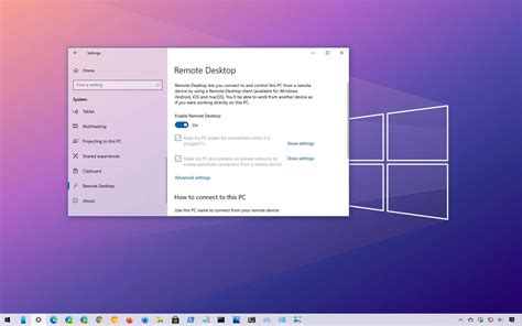 How to enable Remote Desktop on Windows 10 - Pureinfotech