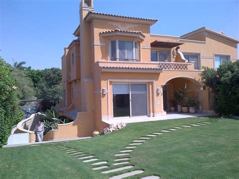 Rent Modern villa 4 bedrooms inside compound palm hills at 6 October, Sheikh zayed City | Buy or ...