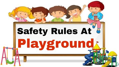 Playground Rules Clipart