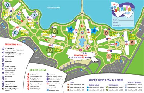 Art of Animation Resort Map