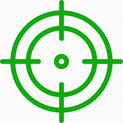 HD Reticle Crosshair White Icon PNG | Citypng