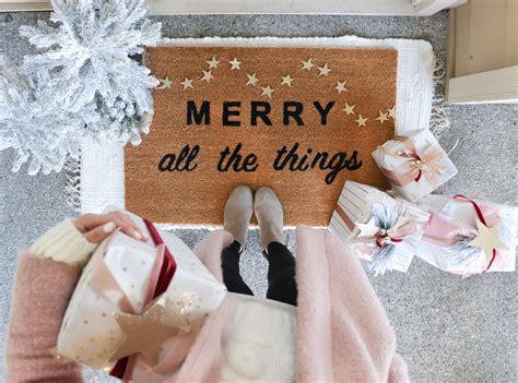 MAMA Jots: DIY Christmas Doormat