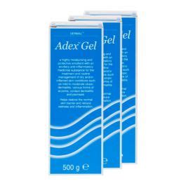 Buy Adex Gel 500g - 3 Pack | Emollient Gel | Chemist4U