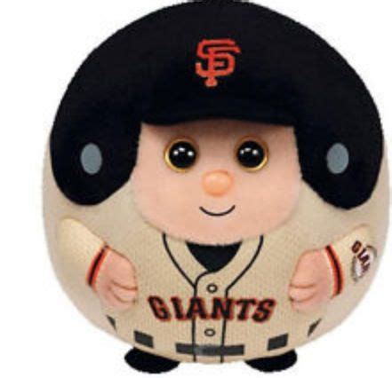 a san francisco giants baseball plush toy