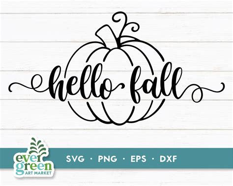 Hello Fall Svg Cut File Fall Leaves Svg Thanksgiving - vrogue.co