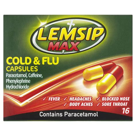 Lemsip Max Cold & Flu Capsules