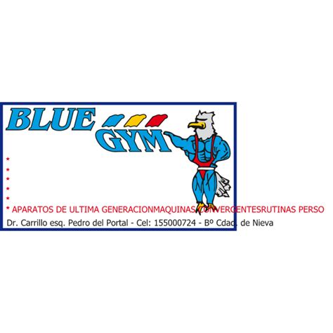 blue gym Logo Download png