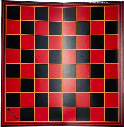 Traditions Family Checkers Board Game Brand Pressman Color Interlocking ...