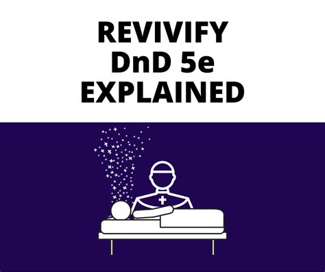 Revivify DnD 5e Explained - The GM Says