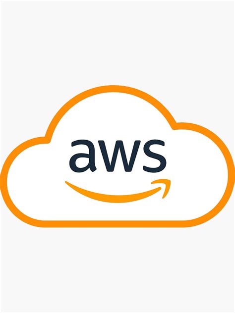 "aws amazon web services logo" Sticker for Sale by developerfriday | Redbubble