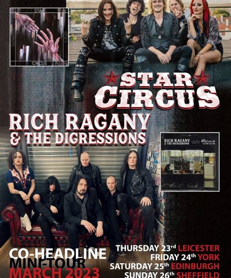 Star Circus & Rich Ragany And The Digressions - Mini-Tour March 2023 - 25 March 2023 ...