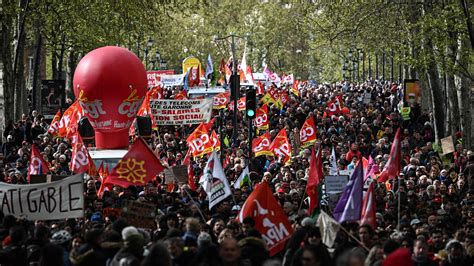 Protests Persist in France as Macron’s Pension Law Nears Last Hurdle - The New York Times