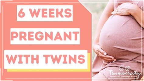 6 Weeks Pregnant With Twins Signs and Symptoms - YouTube